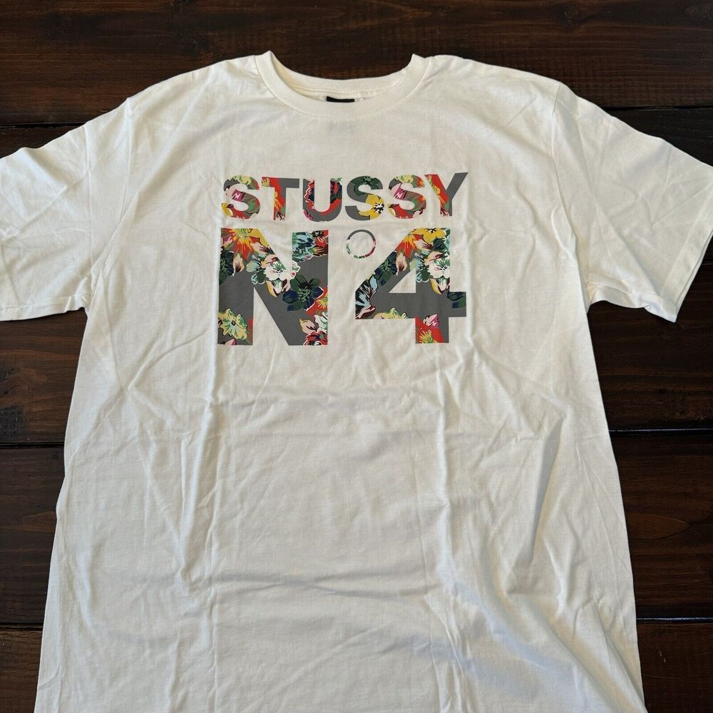 Vintage Stussy No.4 Hawaii Floral Tee